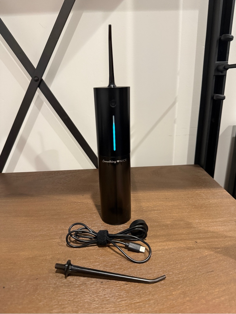 Black Cordless Water Flosser Oral Irrigation System -